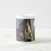 Mein neues Haus in der Nacht Porzellantasse (Vorderseite)