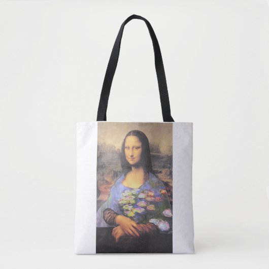 Mein neues Kleid - Mona Lisa im Monet Tasche (Vorderseite)