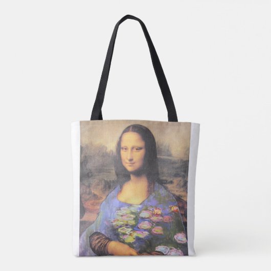 Mein neues Kleid - Mona Lisa im Monet Tasche (Rückseite)