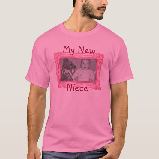 "Mein neues Nichte"-Shirt T-Shirt (Vorderseite)