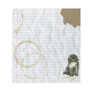 Mein Neufundland aß meinen Unterrichtsplan Notizblock