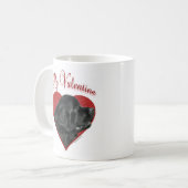 Mein Neufundland Valentine Kaffeetasse (Vorderseite Links)