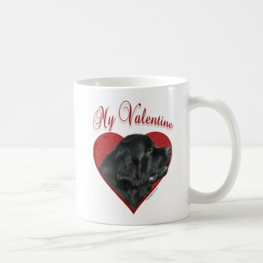 Mein Neufundland Valentine Kaffeetasse (Rechts)