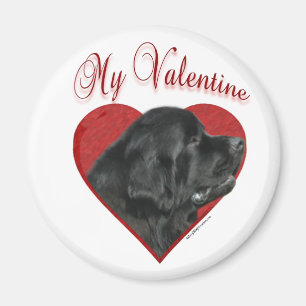 Mein Neufundland Valentine Magnet