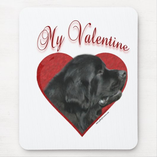 Mein Neufundland Valentine Mousepad (Vorne)