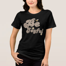 Mein Neujahrsvorsatz "Sei fröhlich" Tri-Blend Shirt
