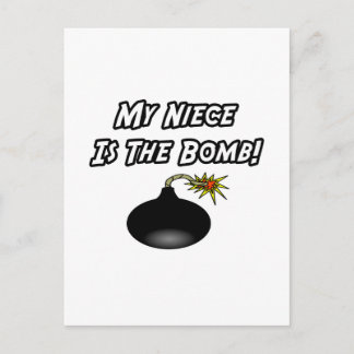 Mein Nichte ist die Bombe Postkarte