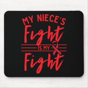 Mein Nichte kämpft gegen meine Herzkrankheit Awa Mousepad