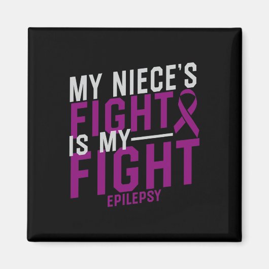 Mein Nichte kämpft mit meiner Epilepsie Magnet (Vorne)