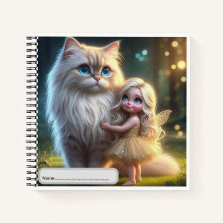 mein niedlicher Katzenfreund Spiral Notebook Notizblock