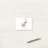 Mein Niedlicher Llama Post-it Klebezettel (Auf Schreibtisch)