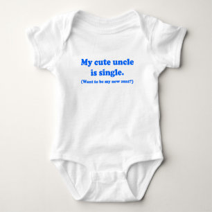Mein niedlicher Onkel Is Single Baby Strampler