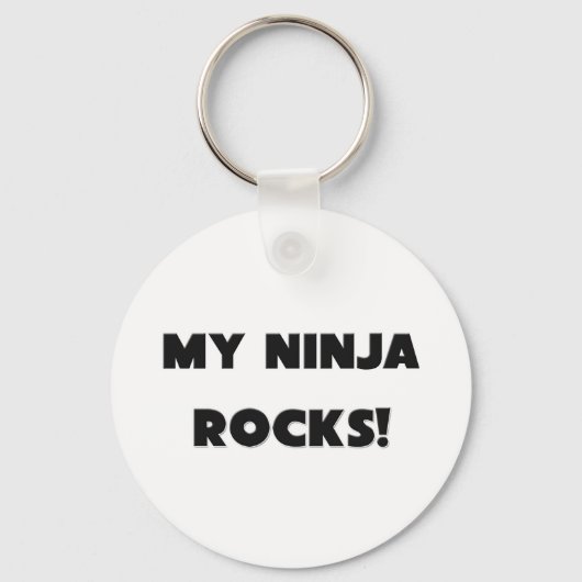 MEIN Ninja ROCKS! Schlüsselanhänger (Vorderseite)