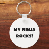 MEIN Ninja ROCKS! Schlüsselanhänger (Vorderseite)