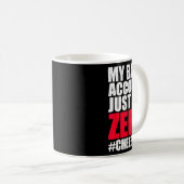 Mein NK-Konto nur auf Null Cheer Vater Proud Cheer Kaffeetasse (VorderseiteRechts)