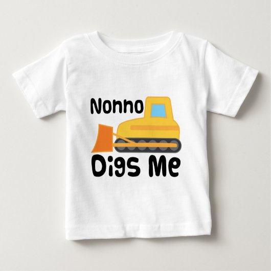 Mein Nonno gräbt mich Baby T-shirt (Vorderseite)