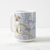 Mein norwegischer Elkhound Ate mein Lektionsplan Kaffeetasse (Vorderseite Links)