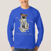 Mein norwegischer Elkhound Ate my Lessingplan T - T-Shirt (Vorderseite)
