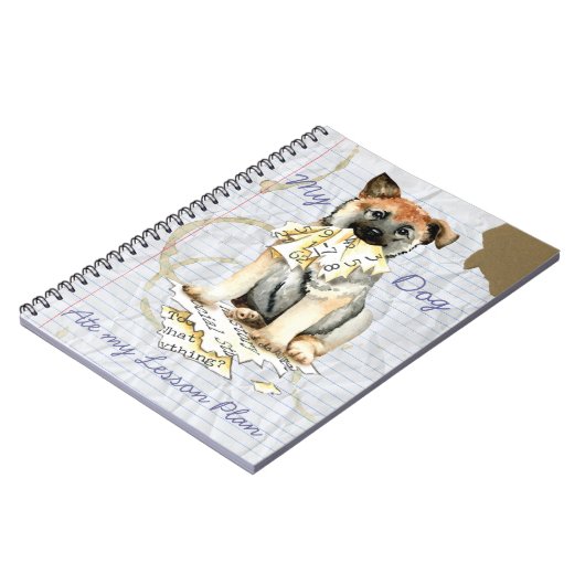 Mein norwegisches Elkhound Ate My Lessingplan-Note Notizblock (Linke Seite)