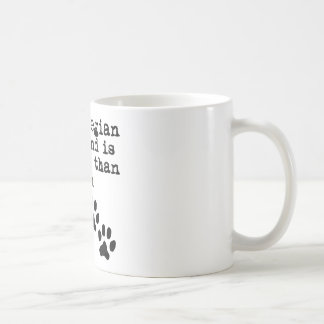 Mein norwegisches Elkhound ist intelligenter als Kaffeetasse