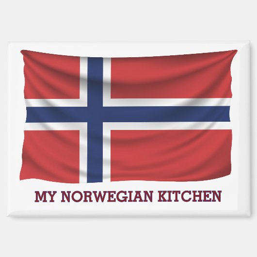 Mein norwegisches Kitchenmagnet Magnet (Vorderseite)