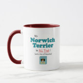 Mein Norwich Terrier ist alles das! Tasse (Links)