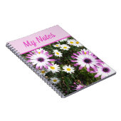 Mein Notizbuch Daisy Schöne Rosa Blume Notizblock (Rechte Seite)