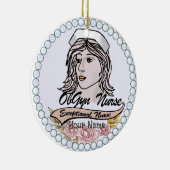 Mein OB GYN Nurse Keramik Ornament (Rechts)