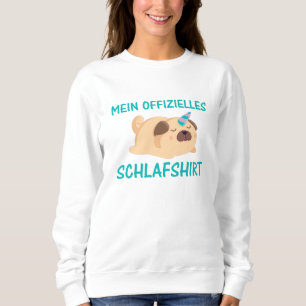 Mein Offizieller schlafender Shirt Mops Schlafhund