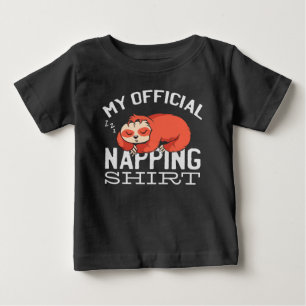 Mein offizielles Napping-Shirt Faultier Baby T-shirt
