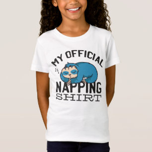 Mein offizielles Nickerchen-Shirt - Fauler schlafe T-Shirt