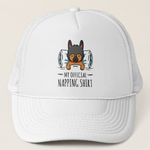Mein offizielles Nickerchen-Shirt mit schlafendem Truckerkappe