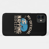 Mein offizielles Shirt, ein wackeliger Schlaf Case-Mate iPhone Hülle (Rückseite (Horizontal))