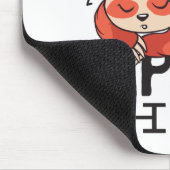 Mein offizielles Shirt - Lächelnder Schlaf Mousepad (Ecke)