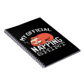 Mein offizielles Shirt - Lächelnder Schlaf Notizblock (Rechte Seite)