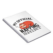 Mein offizielles Shirt - Lächelnder Schlaf Notizblock (Rechte Seite)