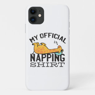 Mein offizielles Shirt - Lazy schlafend Giraffe Case-Mate iPhone Hülle
