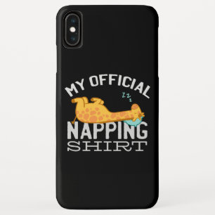 Mein offizielles Shirt - Lazy schlafend Giraffe Case-Mate iPhone Hülle