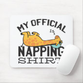 Mein offizielles Shirt - Lazy schlafend Giraffe Mousepad (Mit Mouse)