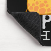 Mein offizielles Shirt - Lazy schlafend Giraffe Mousepad (Ecke)