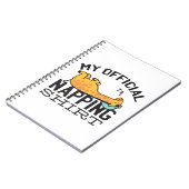 Mein offizielles Shirt - Lazy schlafend Giraffe Notizblock (Linke Seite)