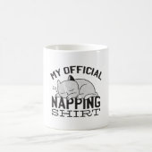 Mein offizielles Shirt - Lazy schlafende Katze Kaffeetasse (Mittel)