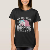 Mein offizielles Shirt - Lazy sleeping Unicorn (Vorderseite)