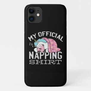 Mein offizielles Shirt - Lazy sleeping Unicorn Case-Mate iPhone Hülle