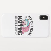 Mein offizielles Shirt - Lazy sleeping Unicorn Case-Mate iPhone Hülle (Rückseite (Horizontal))