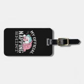 Mein offizielles Shirt - Lazy sleeping Unicorn Gepäckanhänger (Vorderseite horizontal)