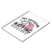 Mein offizielles Shirt - Lazy sleeping Unicorn Notizblock (Linke Seite)