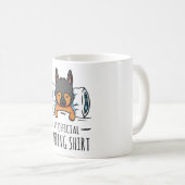 Mein offizielles Shirt mit Schlafhund Kaffeetasse (VorderseiteRechts)