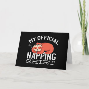 Mein offizielles Shirt Sloth Karte