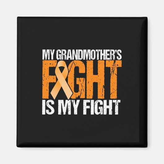 Mein Oma kämpft gegen Leukämie Magnet (Vorne)